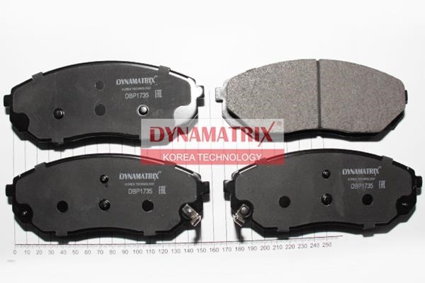 Dynamatrix DBP1735 Тормозные колодки дисковые, комплект DBP1735: Отличная цена - Купить в Польше на 2407.PL!