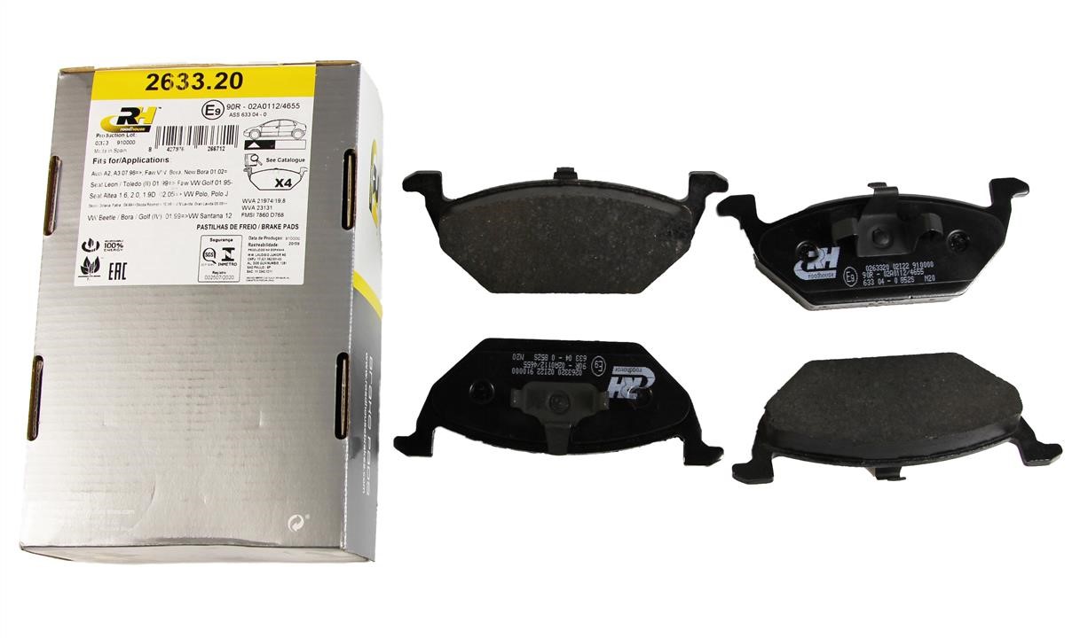 Brake Pad Set, disc brake Road house 2633.20