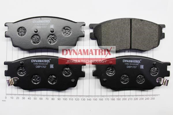 Dynamatrix DBP1707 Brake Pad Set, disc brake DBP1707: Buy near me in Poland at 2407.PL - Good price!