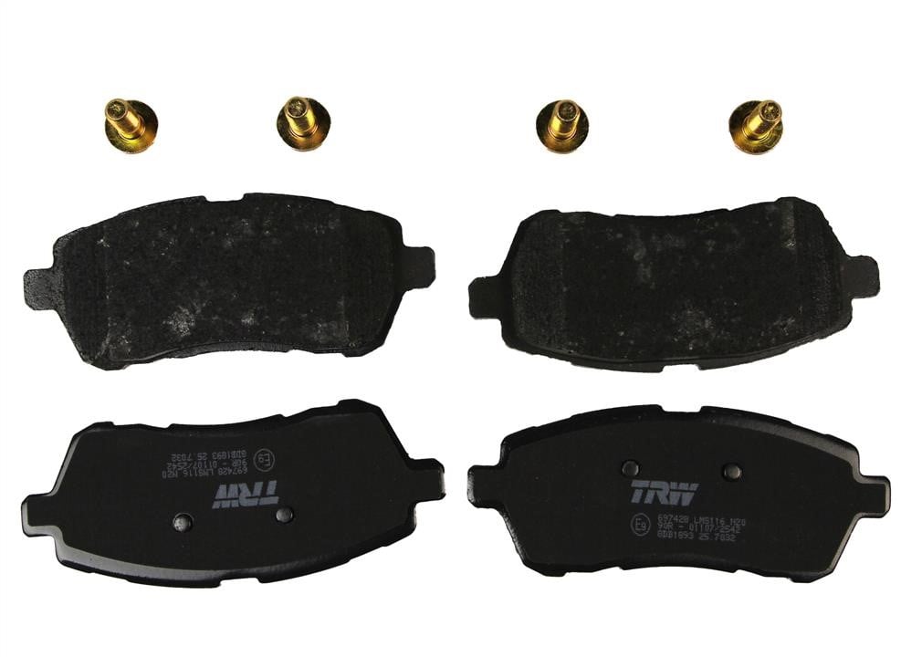 TRW GDB1893 TRW COTEC disc brake pads, set GDB1893: Buy near me in Poland at 2407.PL - Good price!