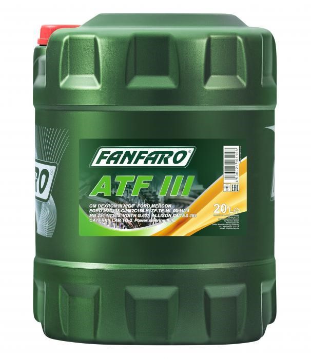 FF860320 Fanfaro Olej przekładniowy FanFaro ATF III, 20 l