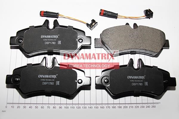 Dynamatrix DBP1780 Brake Pad Set, disc brake DBP1780: Buy near me in Poland at 2407.PL - Good price!