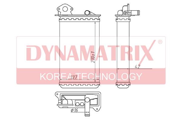 Dynamatrix DR73964 Wärmetauscher, innenraumheizung DR73964: Kaufen Sie zu einem guten Preis in Polen bei 2407.PL!