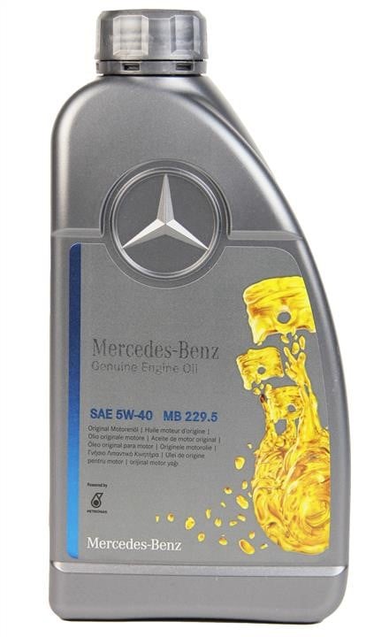 Mercedes A 000 989 92 02 11 AIFE Моторное масло Mercedes MB 229.5 5W-40, 1л A000989920211AIFE: Отличная цена - Купить в Польше на 2407.PL!