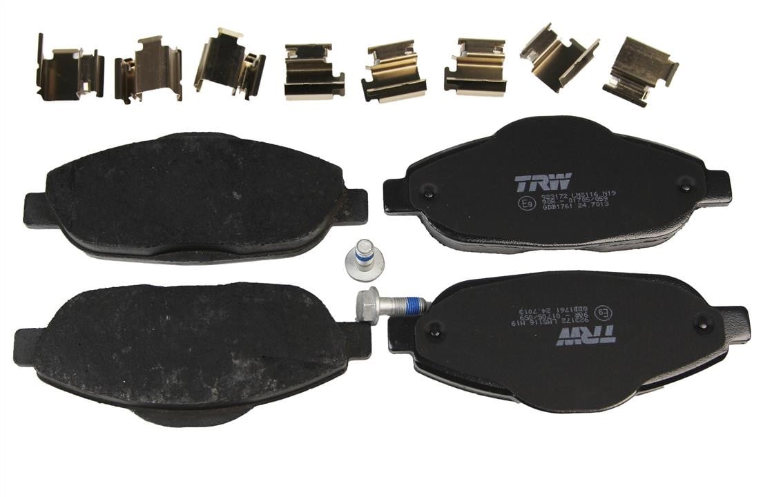 TRW GDB1761 TRW COTEC disc brake pads, set GDB1761: Buy near me in Poland at 2407.PL - Good price!