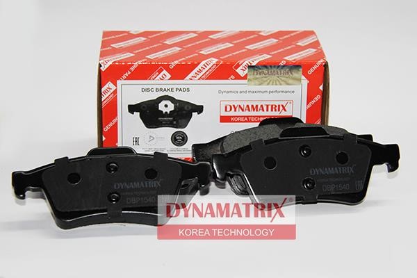 Dynamatrix DBP1540 Тормозные колодки дисковые, комплект DBP1540: Отличная цена - Купить в Польше на 2407.PL!
