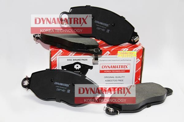 Dynamatrix DBP1461 Brake Pad Set, disc brake DBP1461: Buy near me at 2407.PL in Poland at an Affordable price!