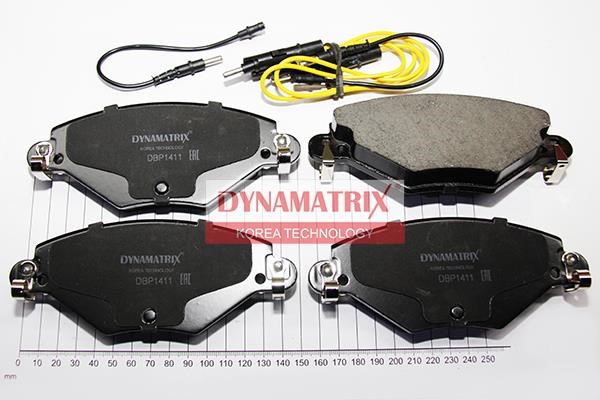 Dynamatrix DBP1411 Brake Pad Set, disc brake DBP1411: Buy near me in Poland at 2407.PL - Good price!