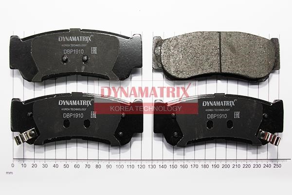 Dynamatrix DBP1910 Brake Pad Set, disc brake DBP1910: Buy near me in Poland at 2407.PL - Good price!