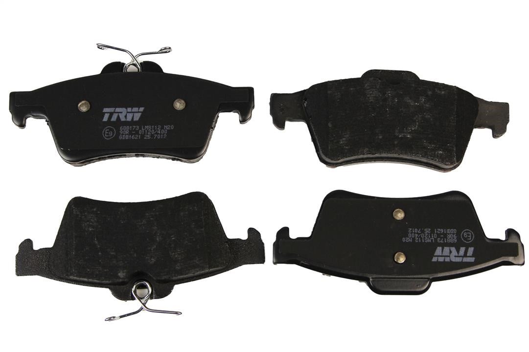TRW GDB1621 TRW COTEC disc brake pads, set GDB1621: Buy near me in Poland at 2407.PL - Good price!