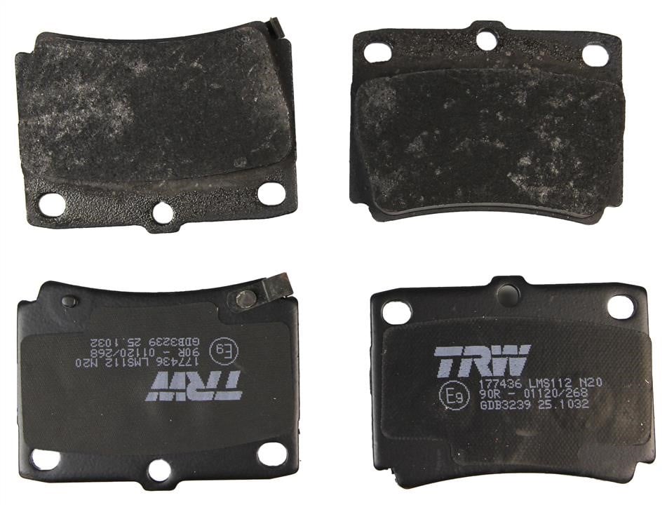 TRW GDB3239 TRW COTEC disc brake pads, set GDB3239: Buy near me in Poland at 2407.PL - Good price!