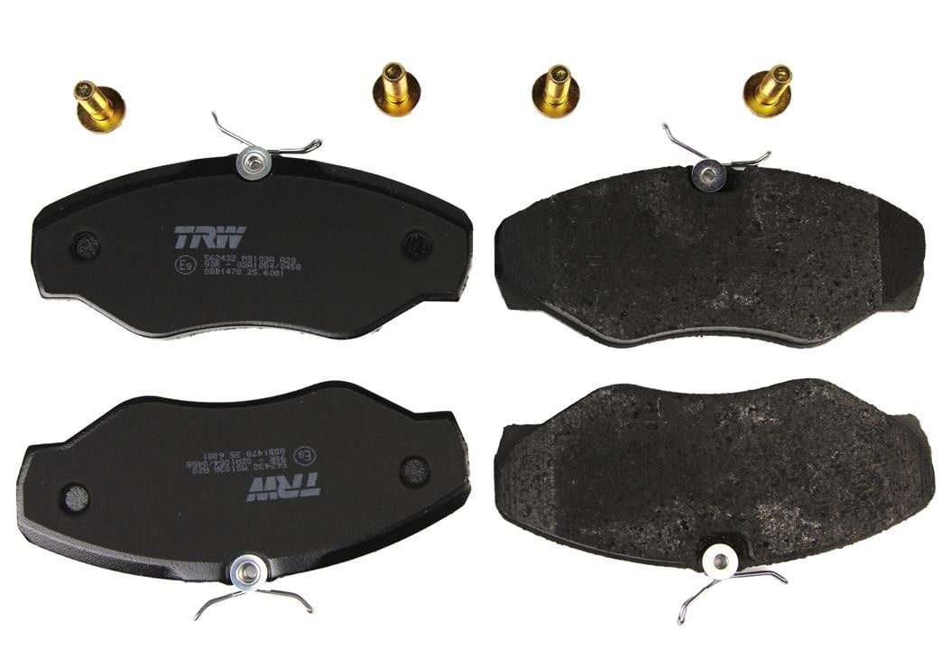 GDB1478 TRW TRW COTEC brake pad set