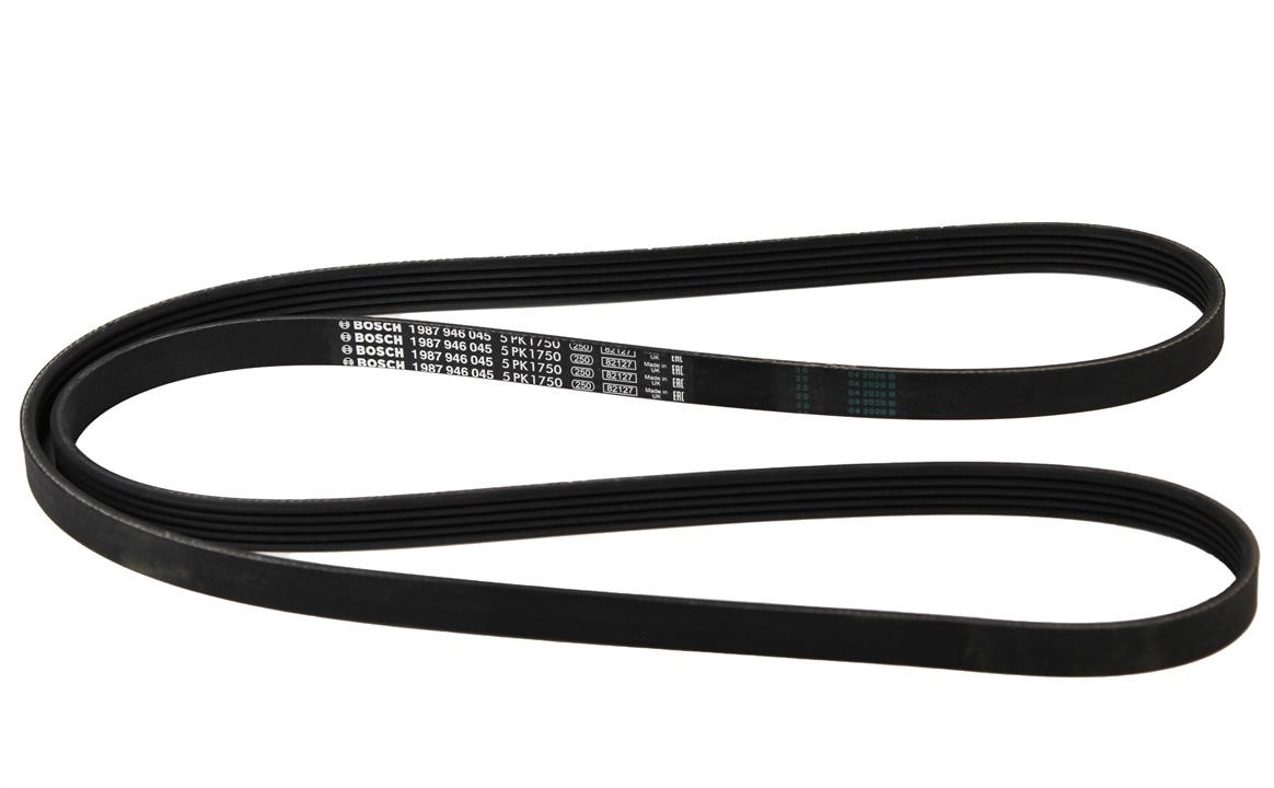 Riemen für Lichtmaschine Fiat Doblo: 1987946045 Bosch Keilrippenriemen 5PK1750