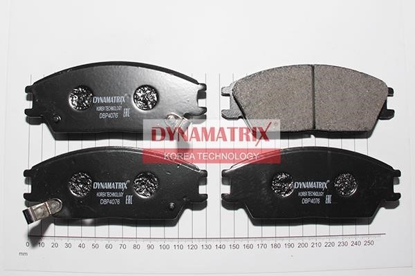 Dynamatrix DBP4076 Brake Pad Set, disc brake DBP4076: Buy near me in Poland at 2407.PL - Good price!