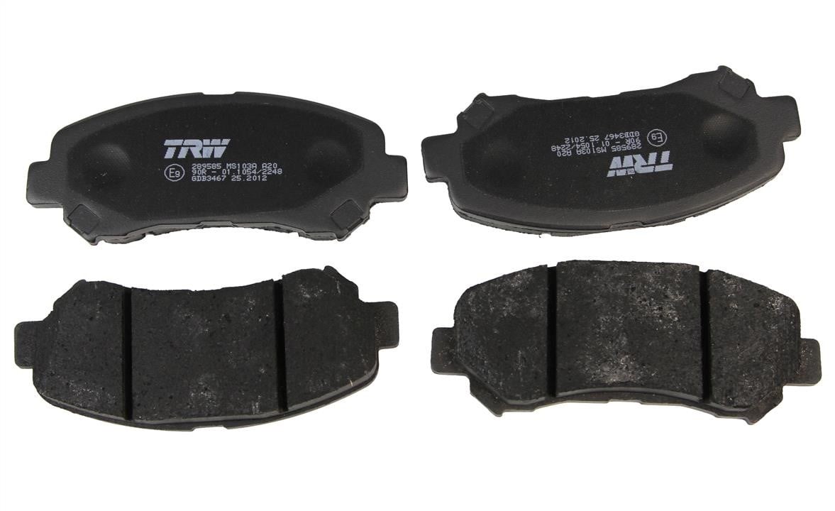 TRW GDB3467 Front disc brake pads, set GDB3467: Buy near me in Poland at 2407.PL - Good price!
