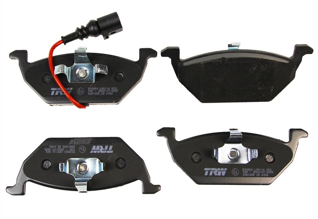 TRW GDB1658 TRW COTEC disc brake pads, set GDB1658: Buy near me in Poland at 2407.PL - Good price!