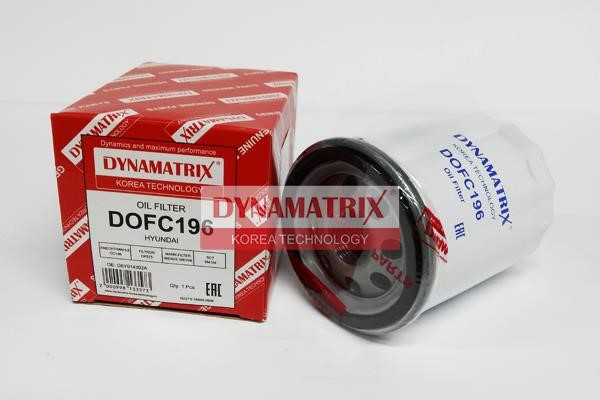 Dynamatrix DOFC196 Фільтр масляний DOFC196: Приваблива ціна - Купити у Польщі на 2407.PL!