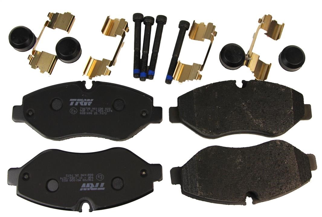 TRW GDB1698 TRW COTEC disc brake pads, set GDB1698: Buy near me in Poland at 2407.PL - Good price!