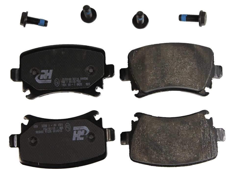 Road house 21031.00 Rear disc brake pads, set 2103100: Buy near me at 2407.PL in Poland at an Affordable price!