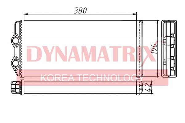 Dynamatrix DR73362 Теплообмінник, система опалення салону DR73362: Приваблива ціна - Купити у Польщі на 2407.PL!