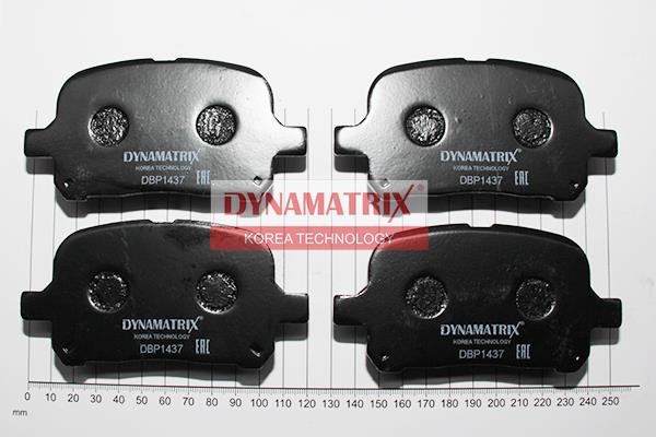 Dynamatrix DBP1437 Brake Pad Set, disc brake DBP1437: Buy near me in Poland at 2407.PL - Good price!