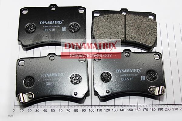 Dynamatrix DBP715 Гальмівні колодки, комплект DBP715: Приваблива ціна - Купити у Польщі на 2407.PL!