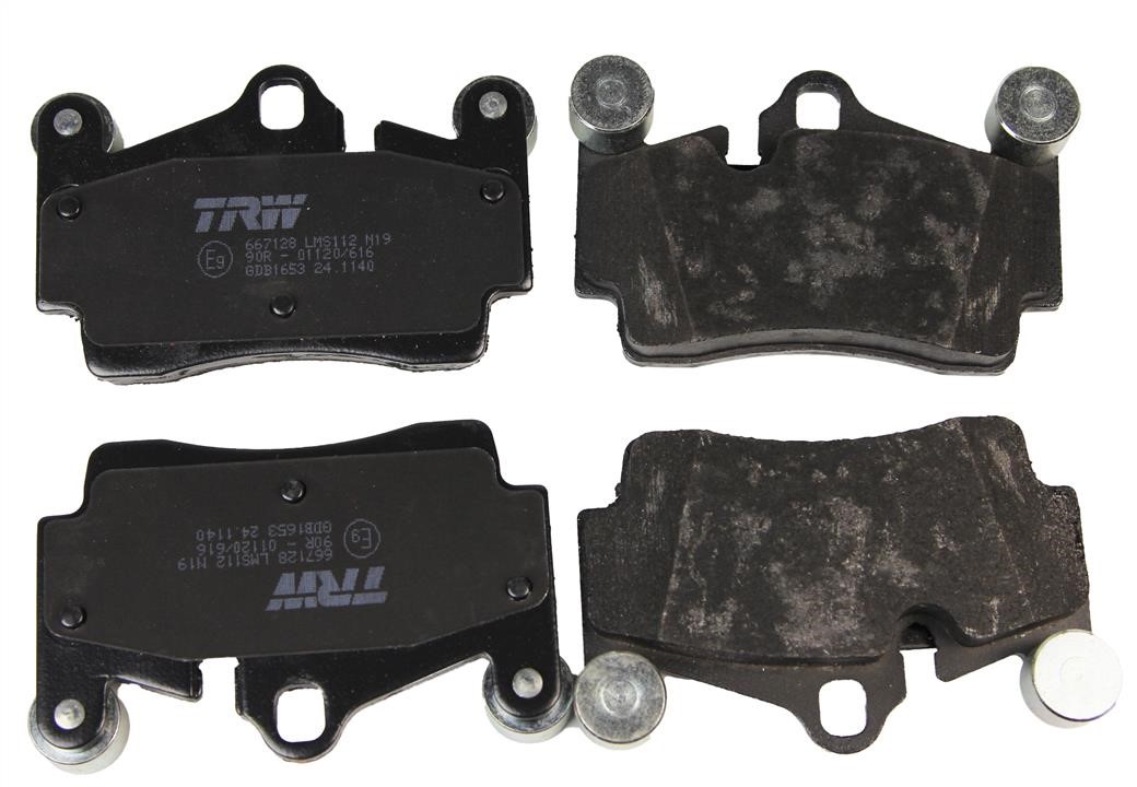 TRW GDB1653 TRW COTEC disc brake pads, set GDB1653: Buy near me in Poland at 2407.PL - Good price!