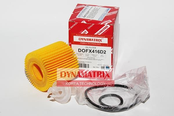 Dynamatrix DOFX416D2 Oil Filter DOFX416D2: Buy near me in Poland at 2407.PL - Good price!