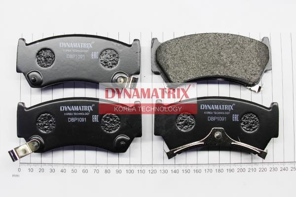 Dynamatrix DBP1091 Brake Pad Set, disc brake DBP1091: Buy near me in Poland at 2407.PL - Good price!