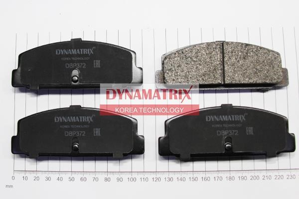 Dynamatrix DBP372 Brake Pad Set, disc brake DBP372: Buy near me in Poland at 2407.PL - Good price!