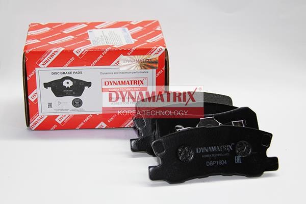 Dynamatrix DBP1604 Brake Pad Set, disc brake DBP1604: Buy near me in Poland at 2407.PL - Good price!