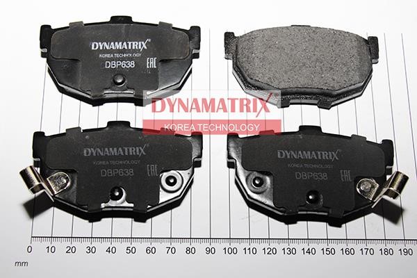 Dynamatrix DBP638 Brake Pad Set, disc brake DBP638: Buy near me in Poland at 2407.PL - Good price!