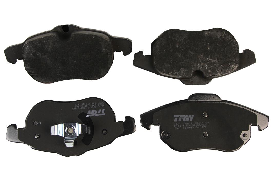 GDB1613 TRW TRW COTEC brake pad set