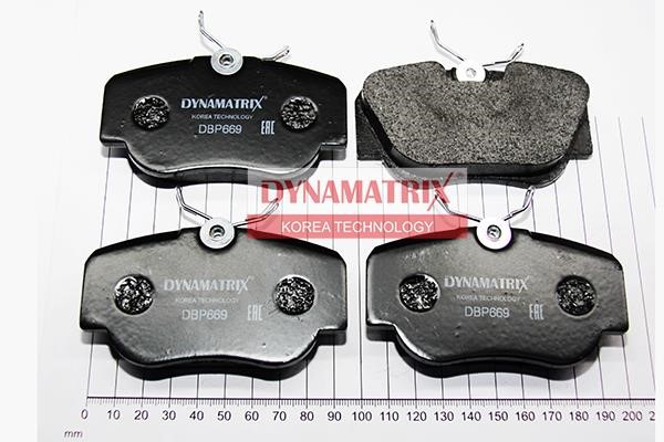 Dynamatrix DBP669 Гальмівні колодки, комплект DBP669: Приваблива ціна - Купити у Польщі на 2407.PL!