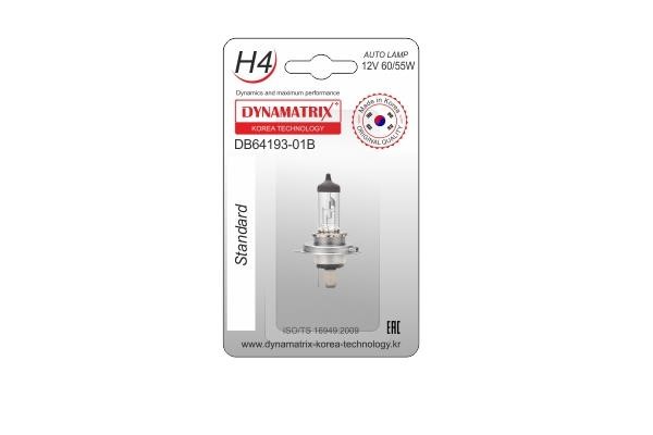 Dynamatrix DB64193-01B Halogen lamp 12V H4 60/55W DB6419301B: Buy near me in Poland at 2407.PL - Good price!