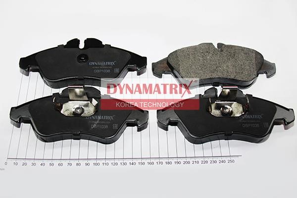 Dynamatrix DBP1038 Тормозные колодки дисковые, комплект DBP1038: Отличная цена - Купить в Польше на 2407.PL!