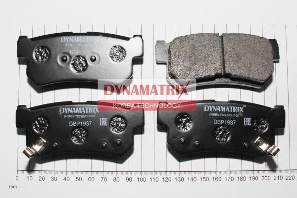 Dynamatrix DBP1937 Гальмівні колодки, комплект DBP1937: Приваблива ціна - Купити у Польщі на 2407.PL!