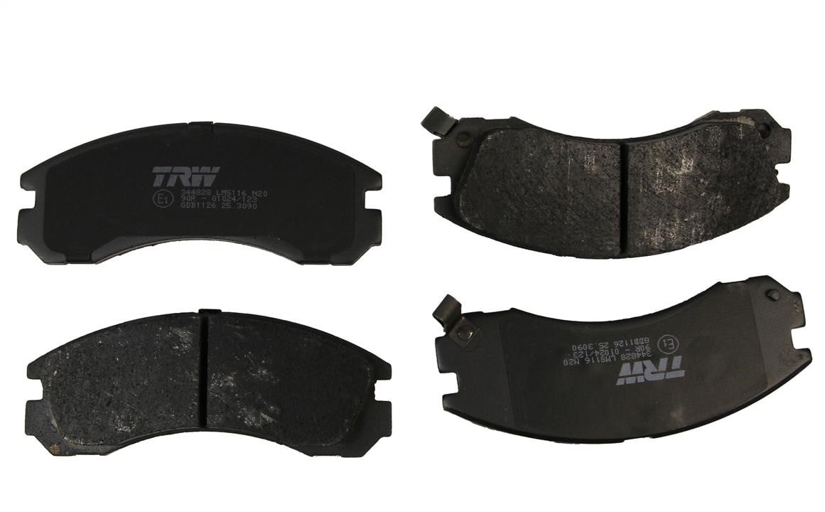 TRW GDB1126 TRW COTEC disc brake pads, set GDB1126: Buy near me in Poland at 2407.PL - Good price!