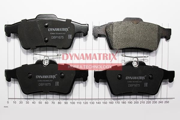 Dynamatrix DBP1675 Гальмівні колодки, комплект DBP1675: Приваблива ціна - Купити у Польщі на 2407.PL!