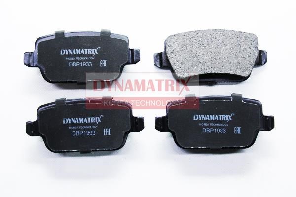 Dynamatrix DBP1933 Brake Pad Set, disc brake DBP1933: Buy near me in Poland at 2407.PL - Good price!