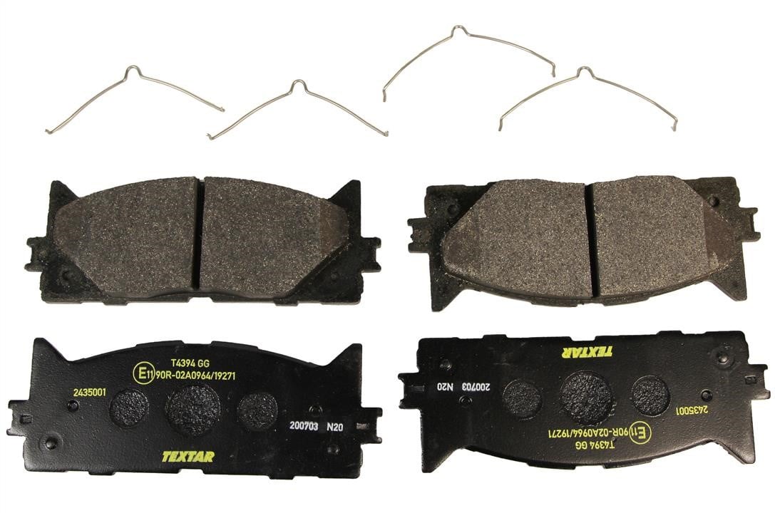 Textar 2435001 Brake Pad Set, disc brake 2435001: Buy near me in Poland at 2407.PL - Good price!