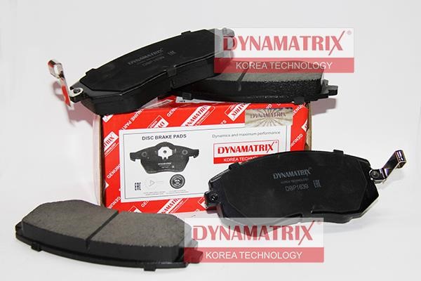 Dynamatrix DBP1639 Brake Pad Set, disc brake DBP1639: Buy near me in Poland at 2407.PL - Good price!