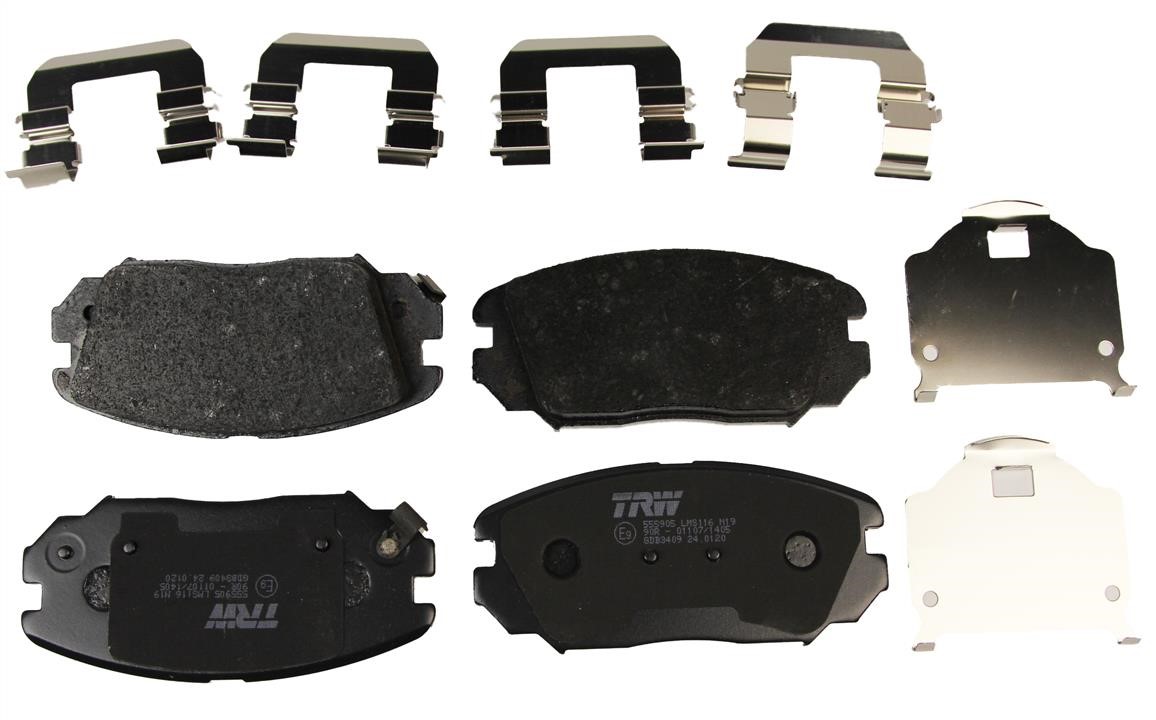 TRW GDB3409 TRW COTEC disc brake pads, set GDB3409: Buy near me in Poland at 2407.PL - Good price!