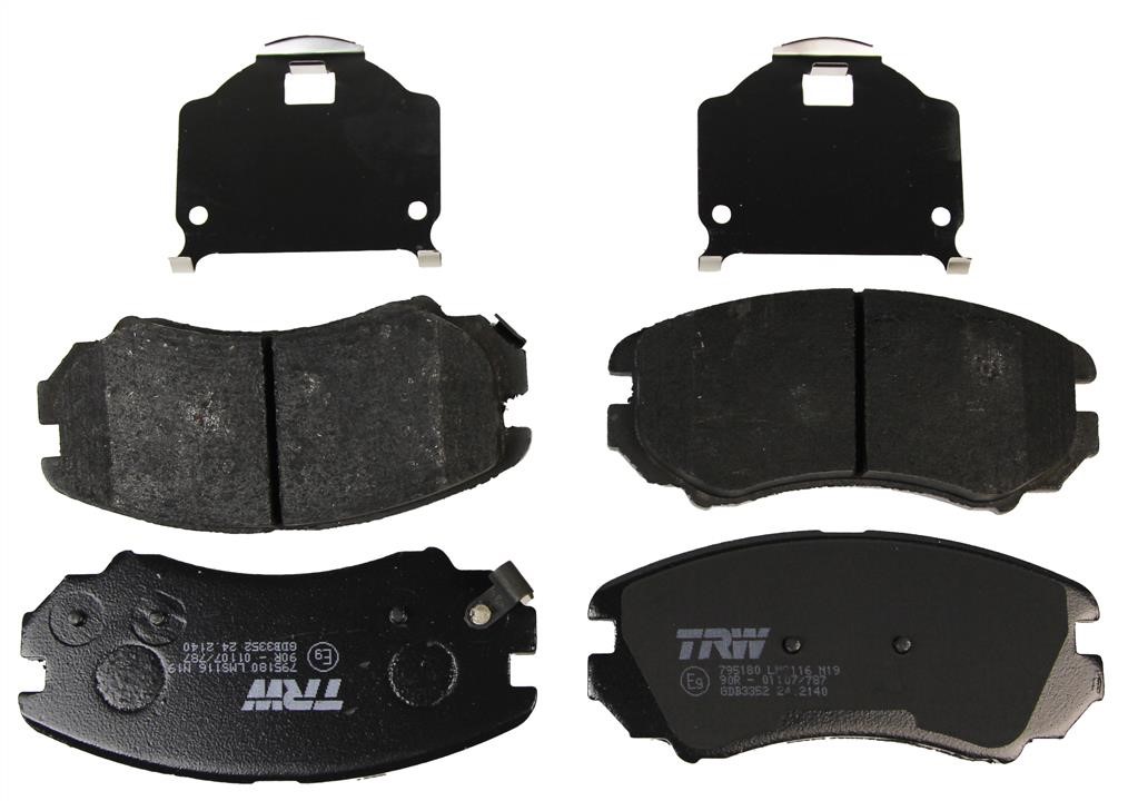 TRW GDB3352 TRW COTEC disc brake pads, set GDB3352: Buy near me in Poland at 2407.PL - Good price!