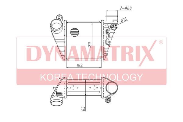 Dynamatrix DR96847 Intercooler, charger DR96847: Buy near me in Poland at 2407.PL - Good price!