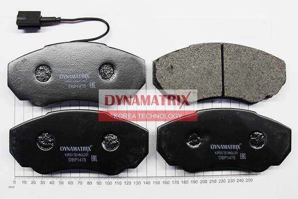 Dynamatrix DBP1478 Klocki hamulcowe, zestaw DBP1478: Dobra cena w Polsce na 2407.PL - Kup Teraz!