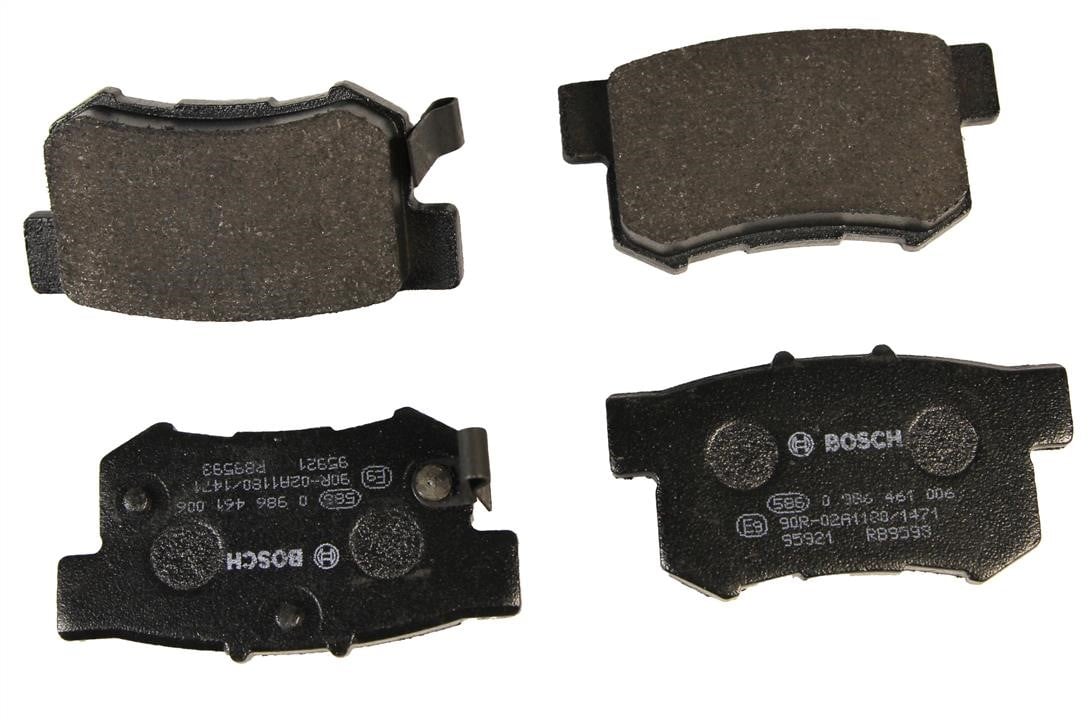 Bosch 0 986 461 006 Brake Pad Set, disc brake 0986461006: Buy near me in Poland at 2407.PL - Good price!