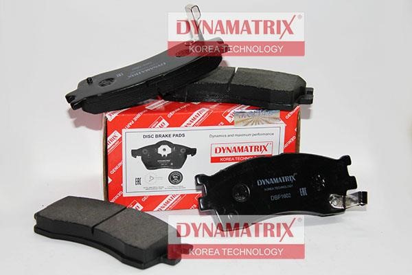 Dynamatrix DBP1602 Brake Pad Set, disc brake DBP1602: Buy near me in Poland at 2407.PL - Good price!