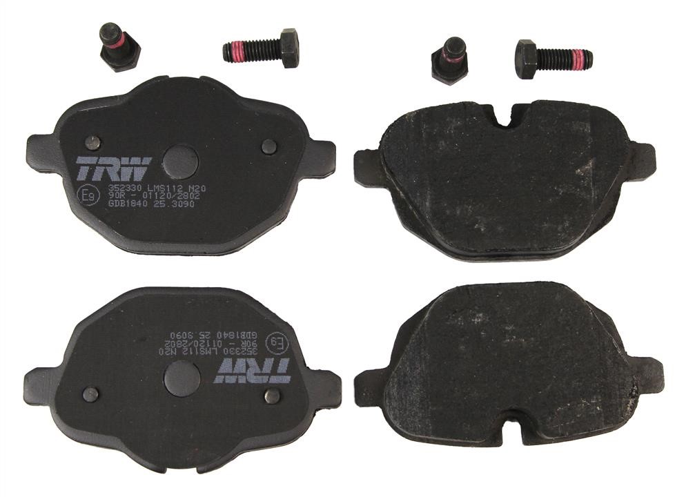 TRW GDB1840 TRW COTEC disc brake pads, set GDB1840: Buy near me in Poland at 2407.PL - Good price!