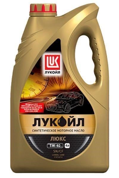 Lukoil 207465 Engine oil LUKOIL LUXE 5W-40, 4L 207465: Buy near me in Poland at 2407.PL - Good price!